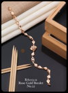 Accessories Designer BA Rose Gold Bracelets
